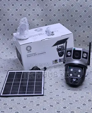 4g Solar Camera Dual Lens (Sim Card) CCTV Camera With Motion Detection