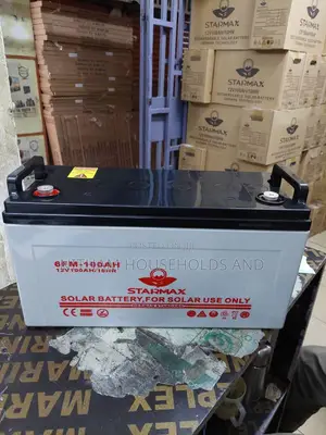 100ah 12v Solar Starmax Gel Maintenance Free Battery