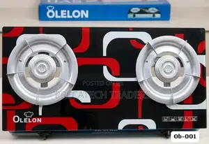 Olelon Glass Top Gas Cooker – 2 Burners