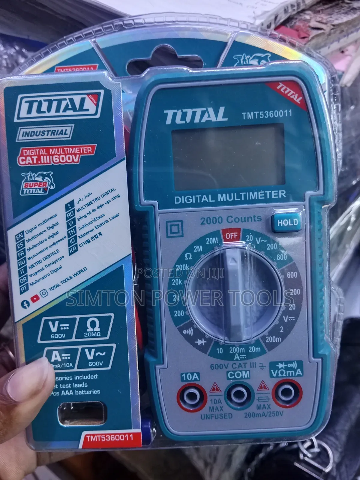 Total Digital Multimeter 600v