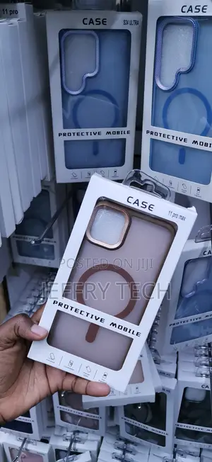 iPhone 11 Pro Max, Featuring a Matte Brown Finish Case
