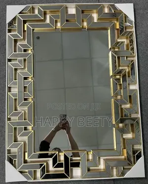  *Luxury Geometric Decorative Wall Mirror* L