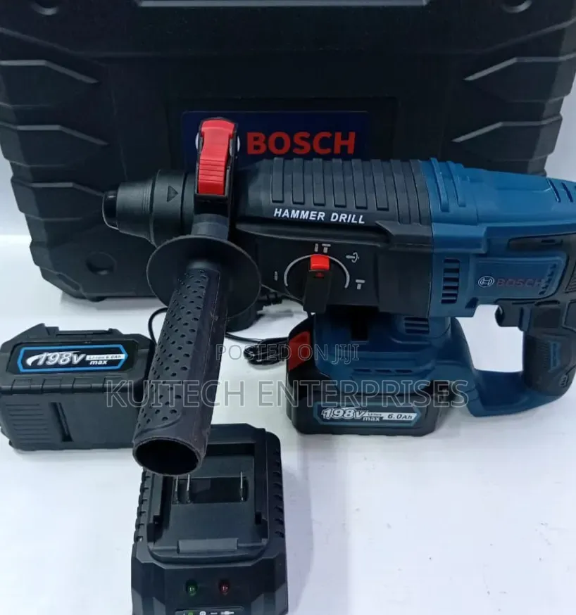 Cordless Hammer Drill/ Bosch Cordless Hammer Drill 198v