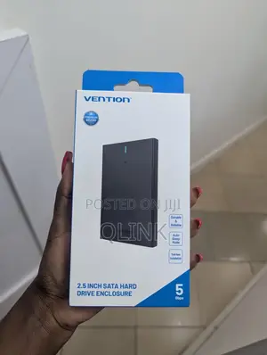 Vention 2.5 Inch Sata Hard Drive Enclosure (Usb 3.0 Micro-B) Black