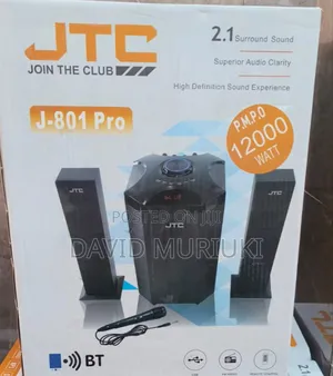 JTC Mtungi 2.1ch Hometheatre-Bt/Fm/Usb-12,000w-System