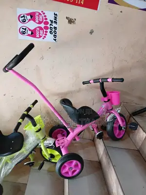3-in-1 Kids Tricycle With Parent Handle