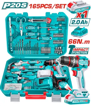 Total Thkthp11652 165 PCS Tools Set