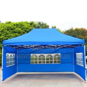 *3×6. Pop Up Gazebo Canopy Tent With 3 Window Side Walls.
