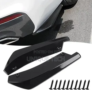 2pcs Rear Bumper Diffuser Splitters Rear Bumper Canards