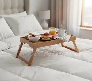 Foldable Wooden Bamboo Food Tray