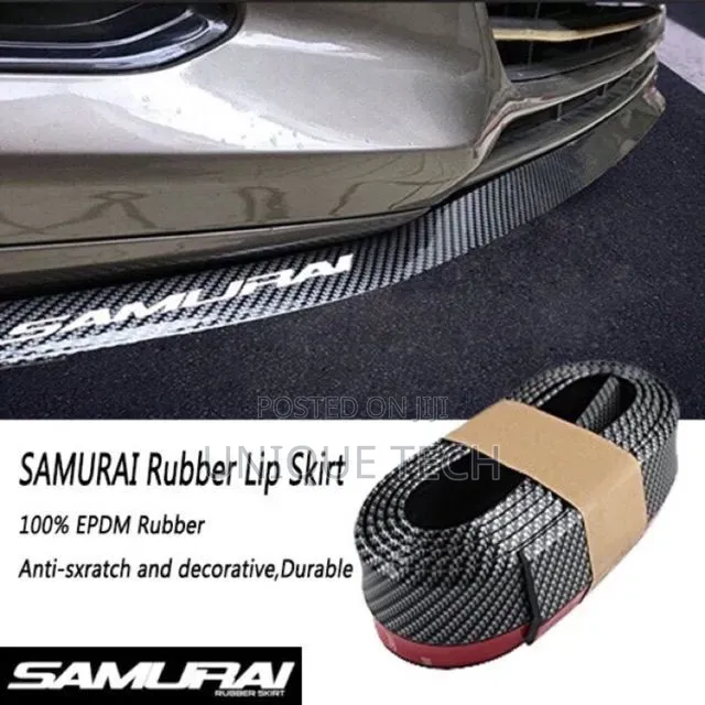 Samurai Rubber Bumper Lip Carbon Samurai Bumper Lip