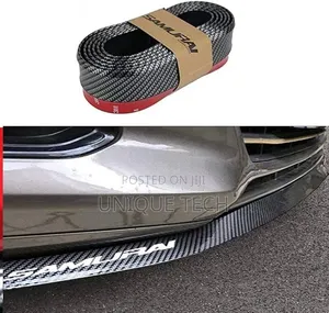 Universal Samurai Rubber Lip Carbon Fiber Rubber Bumper Lip