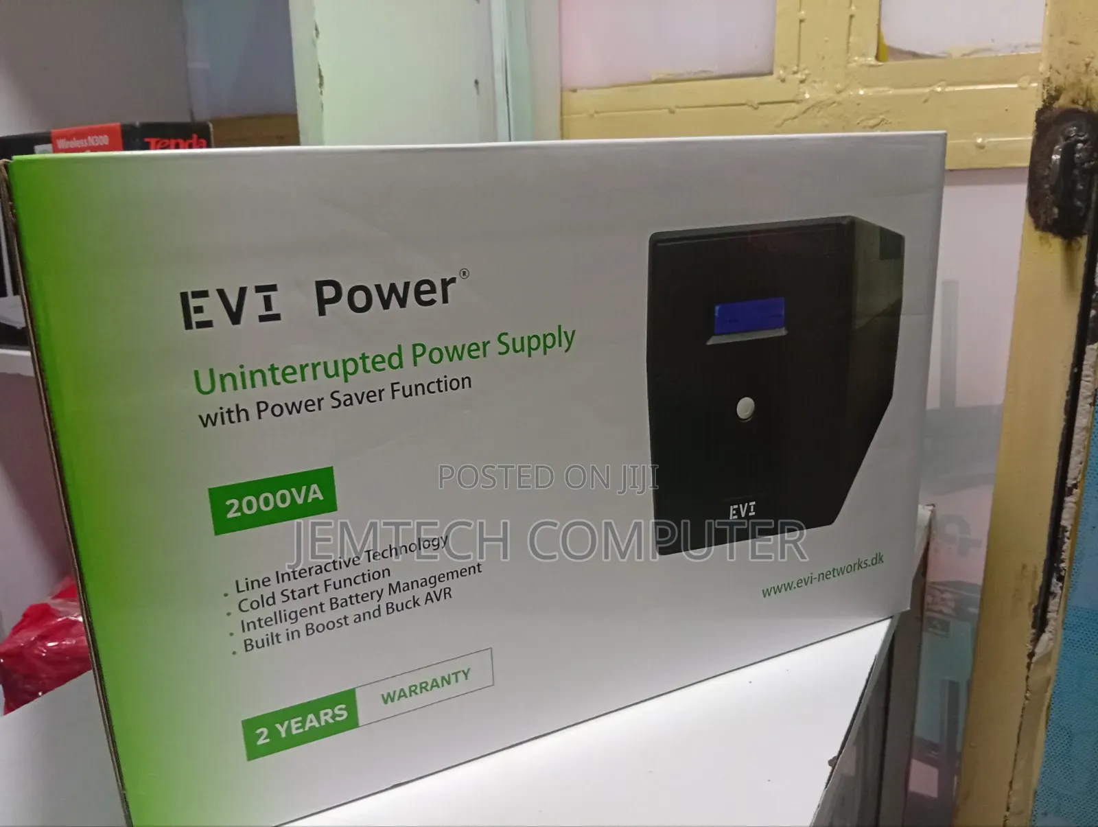 Evi 2000va / 1200w Line Interactive Ups - LCD Display