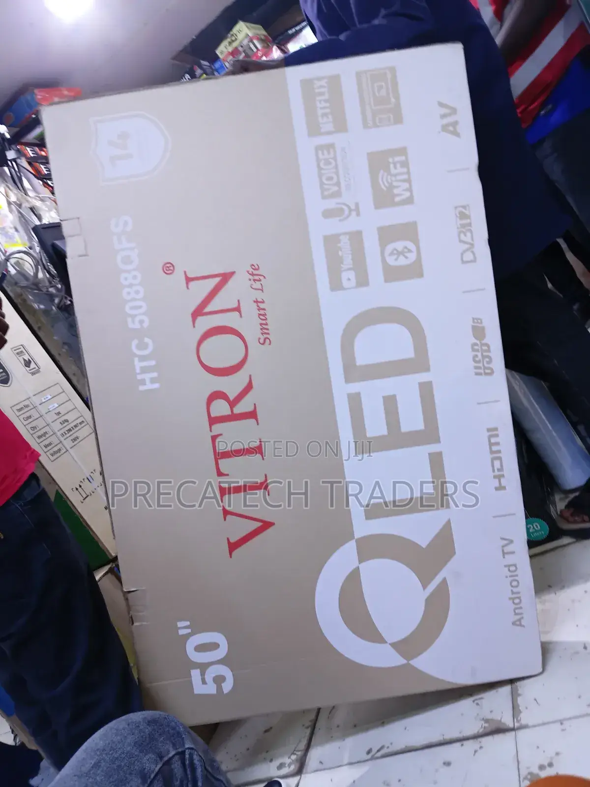 Vitron 50 Inch Qled Smart Tv – Netflix Youtube