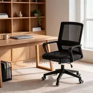 Office Chairs; Mesh Task Kaptains Chair With Lumbar Support