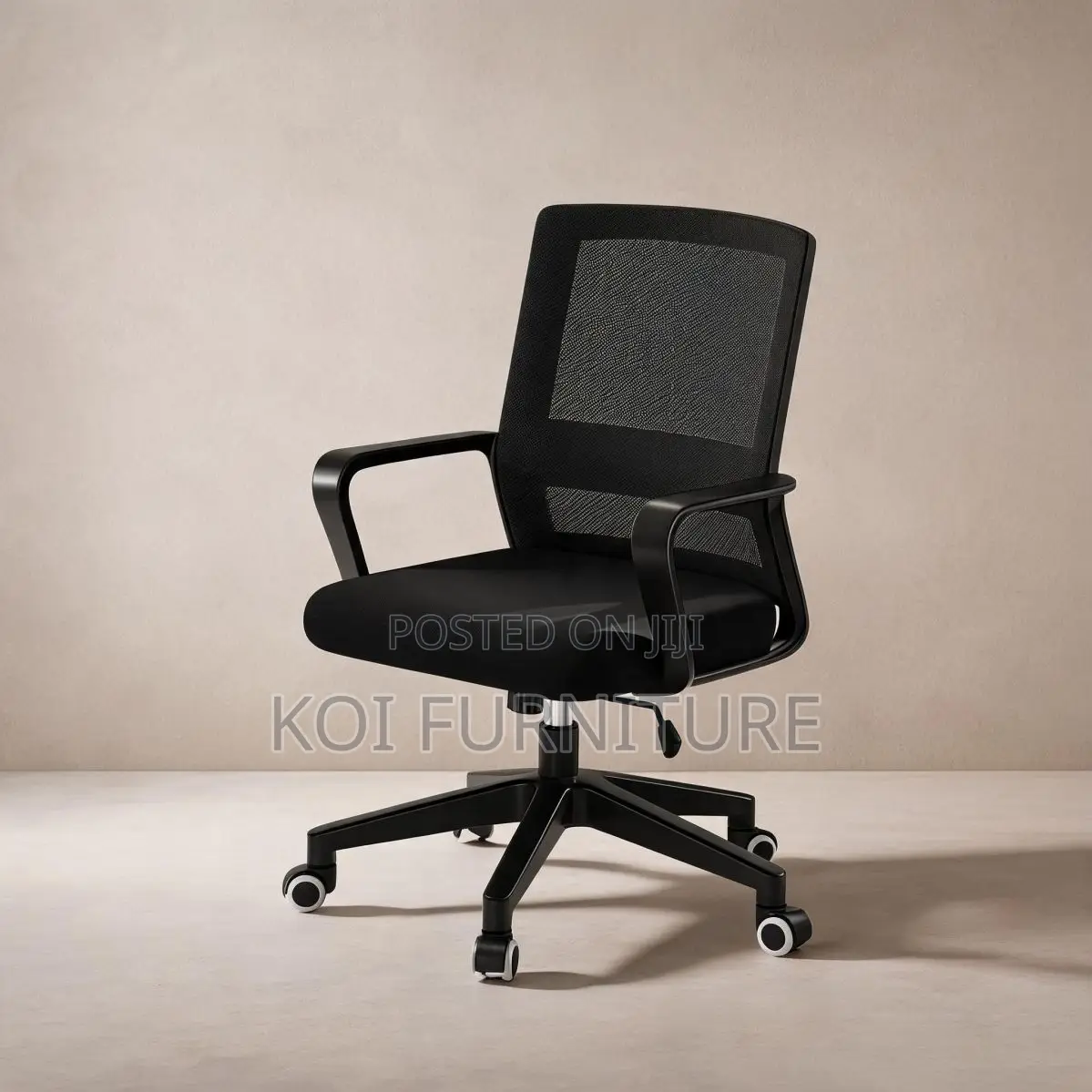 Office Chairs; Mesh Task Kaptains Chair With Lumbar Support