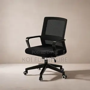 Office Chairs; Mesh Task Kaptains Chair With Lumbar Support