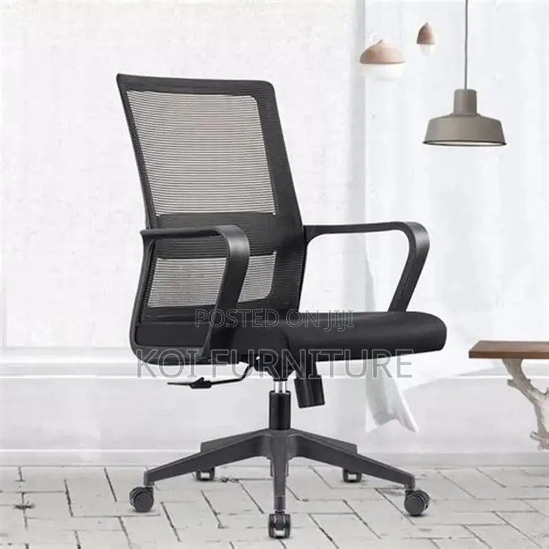 Office Chairs; Mesh Task Kaptains Chair With Lumbar Support