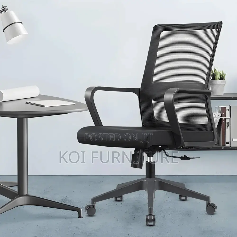 Office Chairs; Mesh Task Kaptains Chair With Lumbar Support