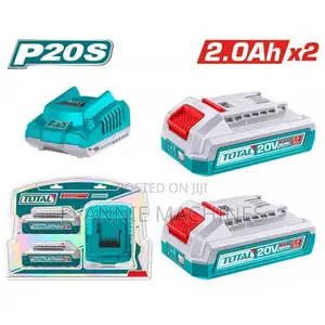 Total Tfbcpk2212 P20s Lithium-Ionbattery and Charger Kit 2.0ahx2