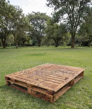 Blazed 5×6 Pallet Bed Frame - Easy to Detach Move.15b3