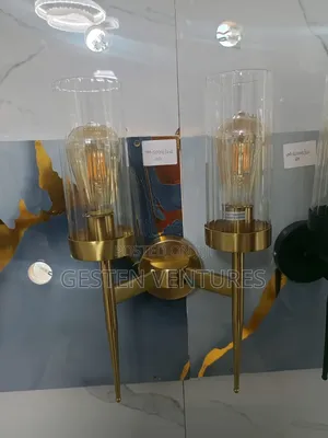 2-Lights Gold Wall Lamp Modern Wall Sconces