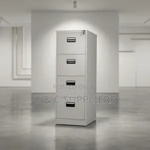 4-Drawer Metallic Cabinet