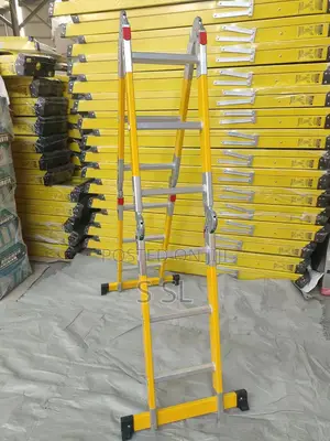 4x3/12ft/3.7m Fiberglass Multi-Purpose Ladder