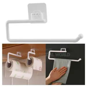 Self Adhesive Toilet Paper Towel Holder for Bathroom and Kitchen