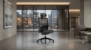 Office Chair; Ergonomic Task Chair With Adjustable Seat Height