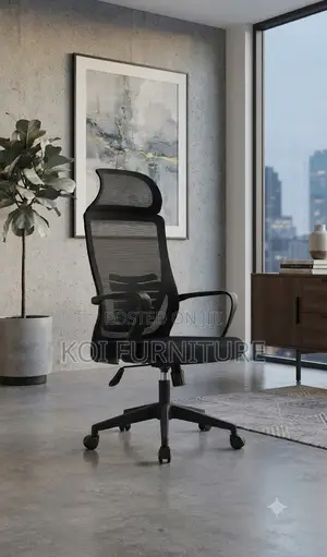 Office Chair; Ergonomic Task Chair With Adjustable Seat Height