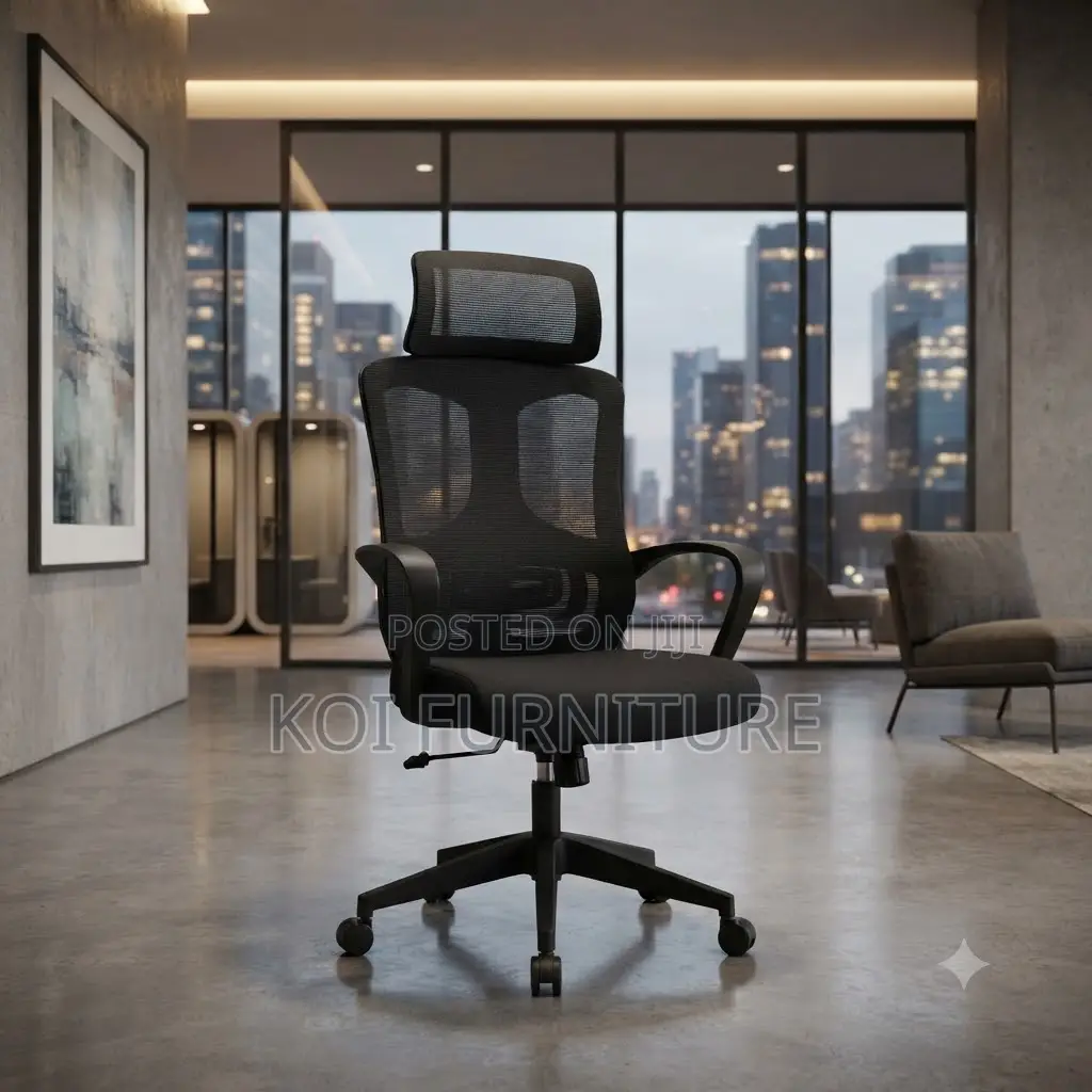 Office Chair; Ergonomic Task Chair With Adjustable Seat Height