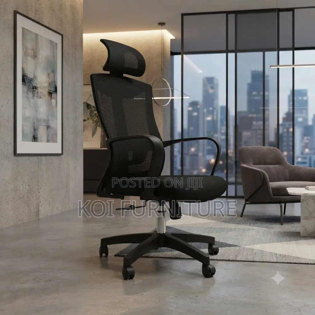 Office Chair; Ergonomic Task Chair With Adjustable Seat Height