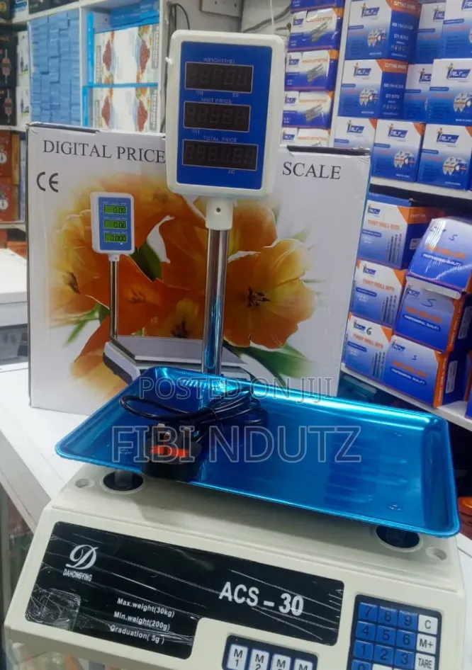 Generic High Quality Acs 30 Rechargeable Weighing Scale