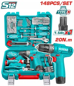 Total Thkthp41487 148 PCS Tools Set