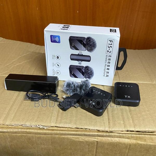 F15-2 Clip-on Wireless Microphone for Youtube, Tiktok Live Streamin