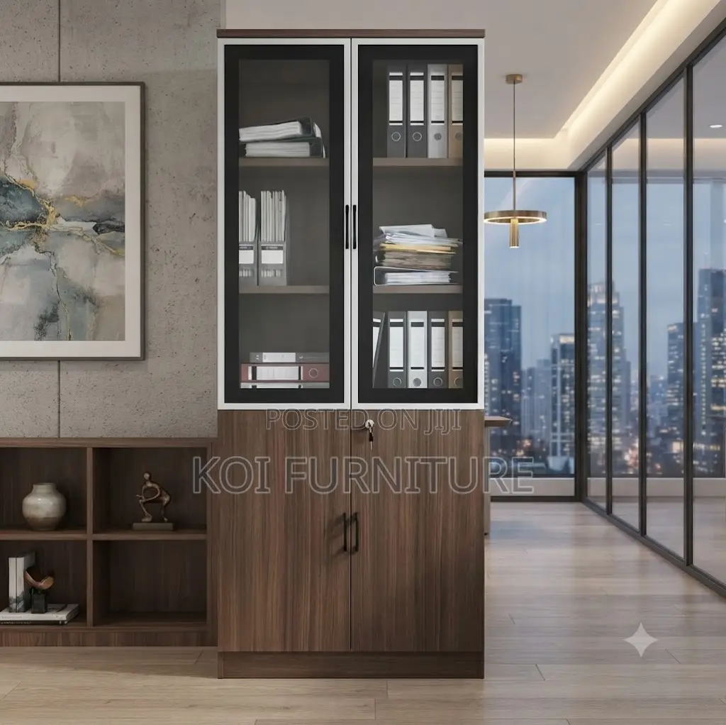 Office Cabinet; Two Doors Elegant Professional Setting Cabinet