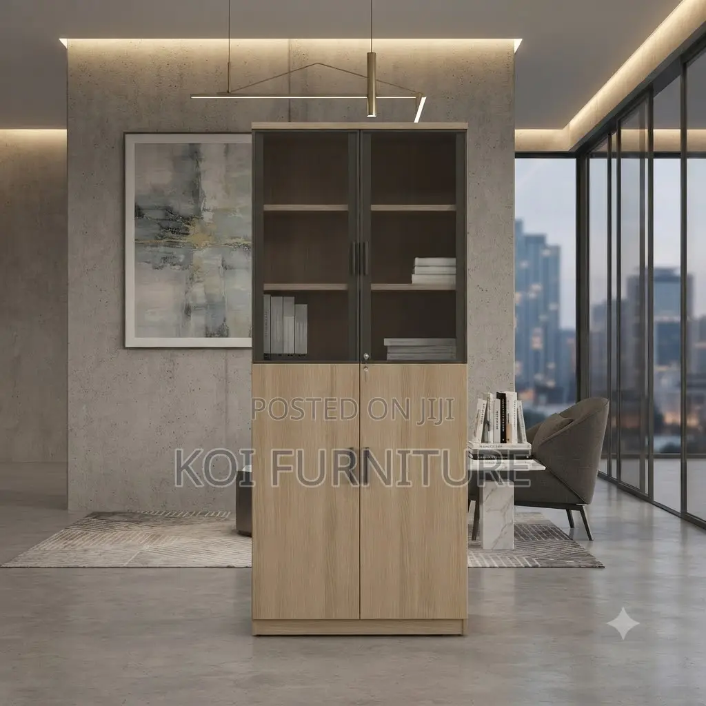 Office Cabinet; Two Doors Elegant Professional Setting Cabinet