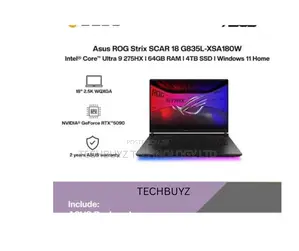 New Laptop Asus ROG Strix G18 64GB Intel Core Ultra 9 SSD 4T