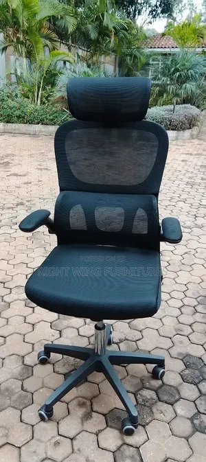 Office Folding Hands With Headrest Black White Available