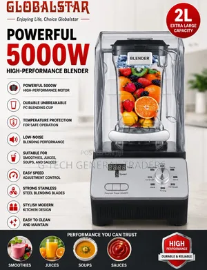 5000 Watts Gs-1682 5000w 2l Silent Globalstar Blender