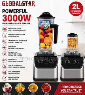 Globalstar 2 in 1 Gs-1681 3000w 2l* Commercial Blender