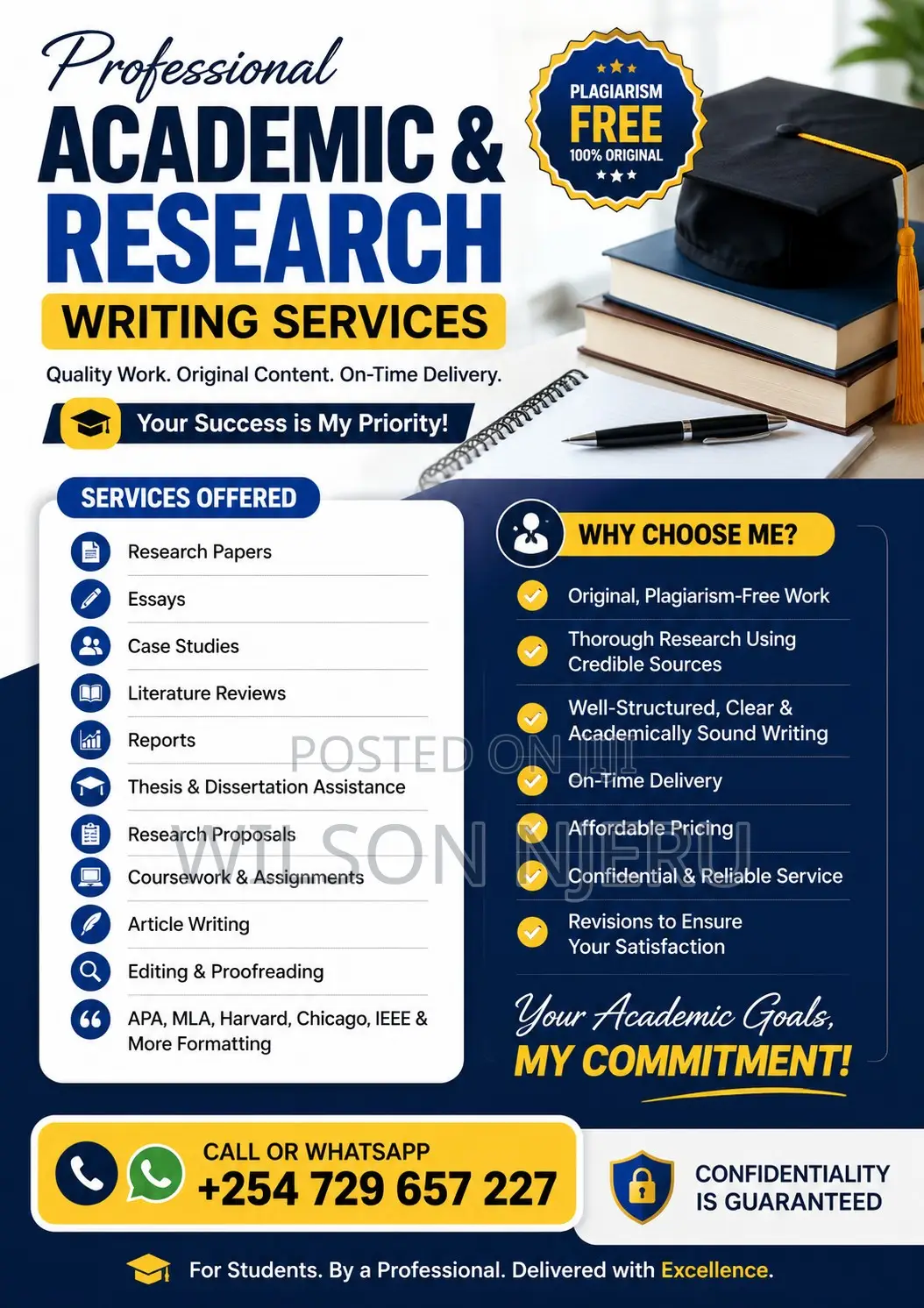Academic and Research Writing Services