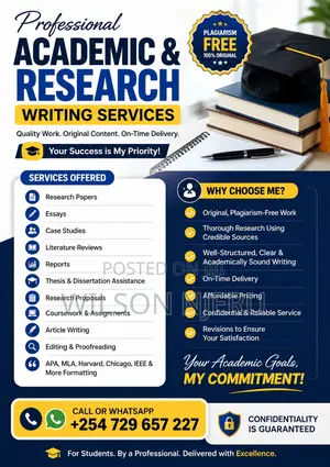Academic and Research Writing Services
