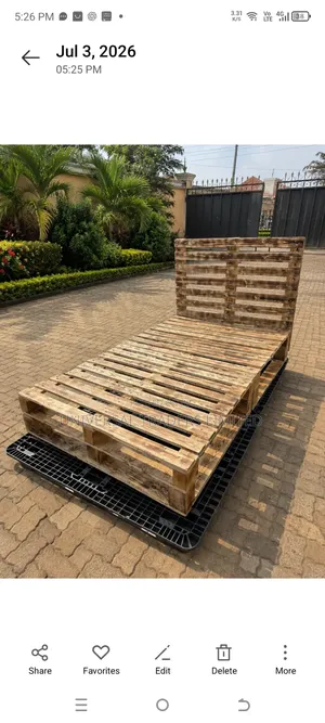 Classy 4×6 Pallet Bed Frame – Strong, Neat Affordable