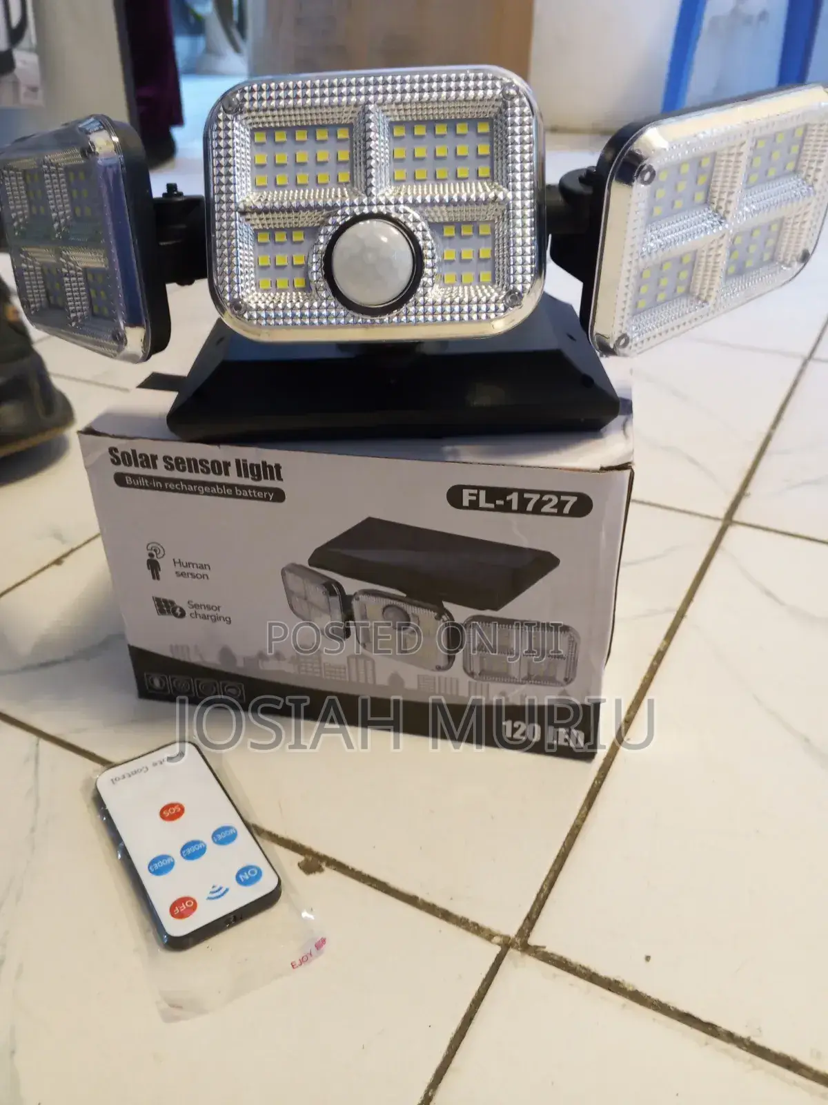 3 Head Solar Light