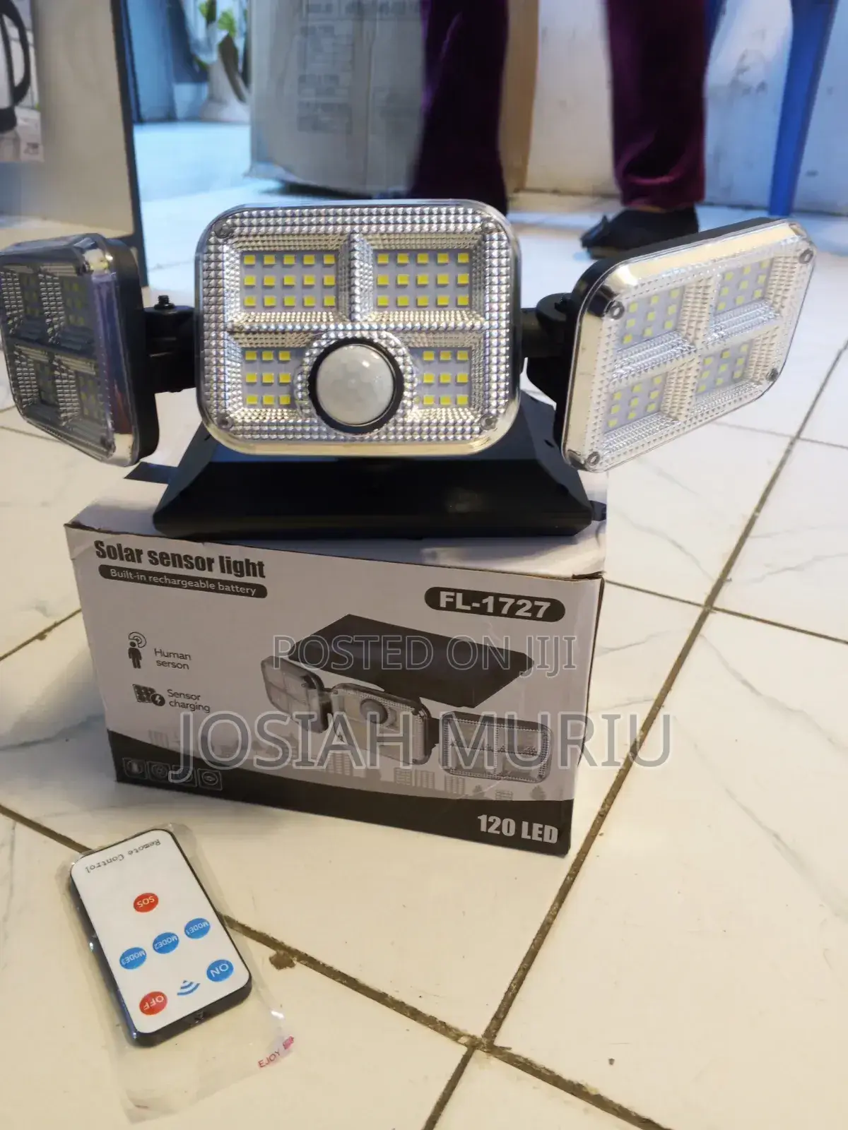 3 Head Solar Light