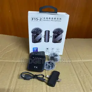 F15-2 Compact Dual Wireless Microphone With Long Wireless Range