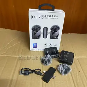 F15-2 Noise Reduction Wireless Microphone Kit for Interviews Online