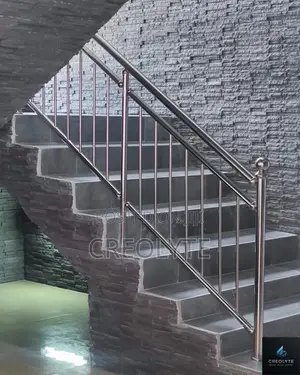 Stainless Steel Vertical Baluster Staircase Railingcustom Installation